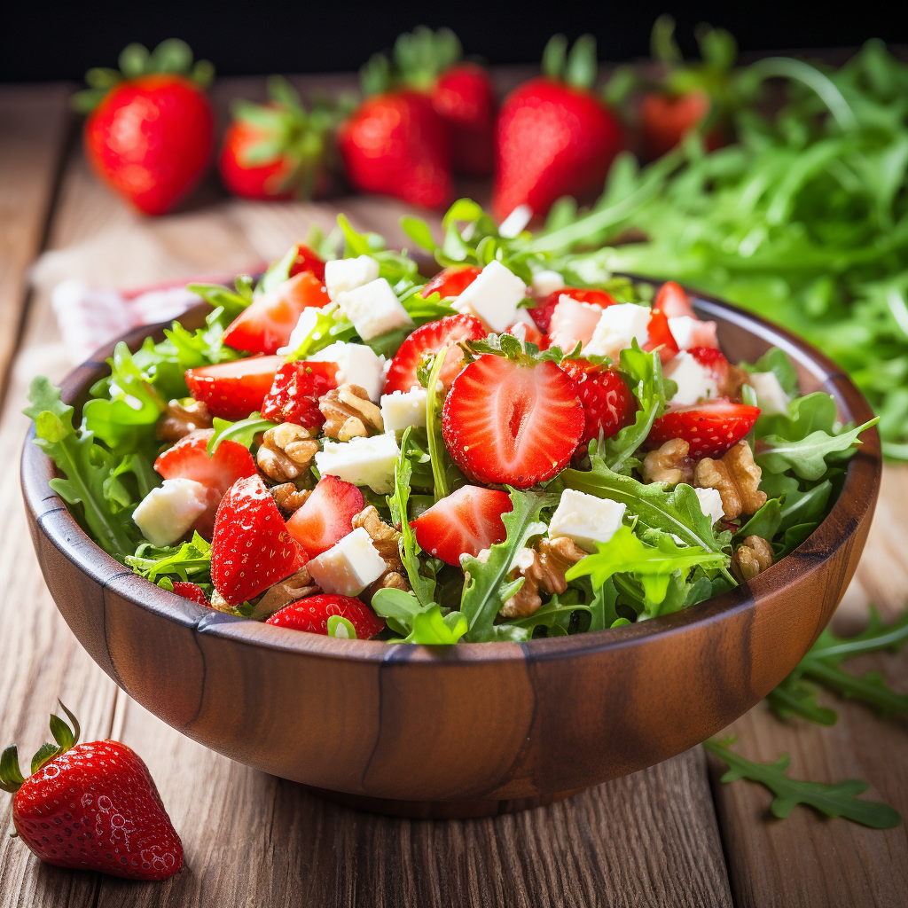 Rucolasalat mit Vitamin C Dressing
