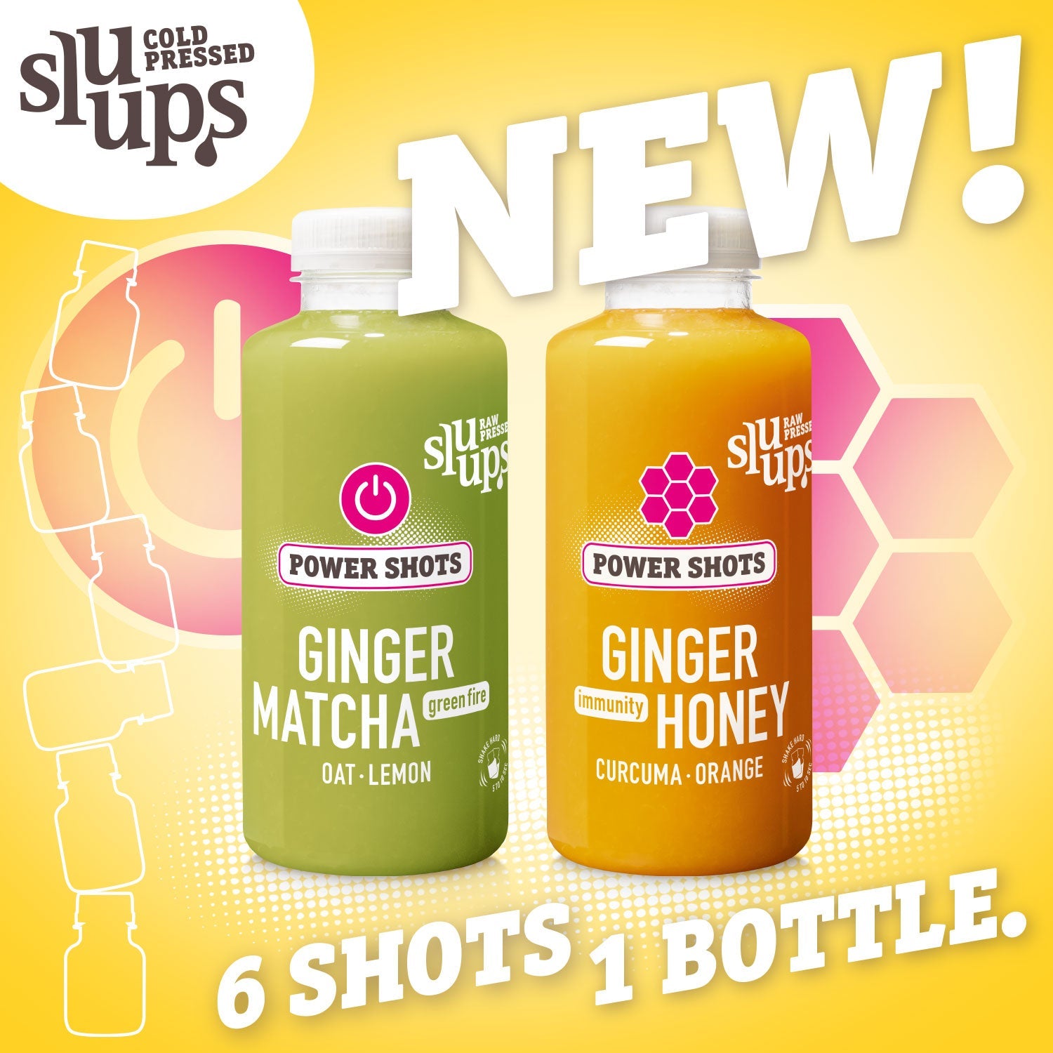 Sieben Shots, eine Flasche: Die neuen sluups Power Shots