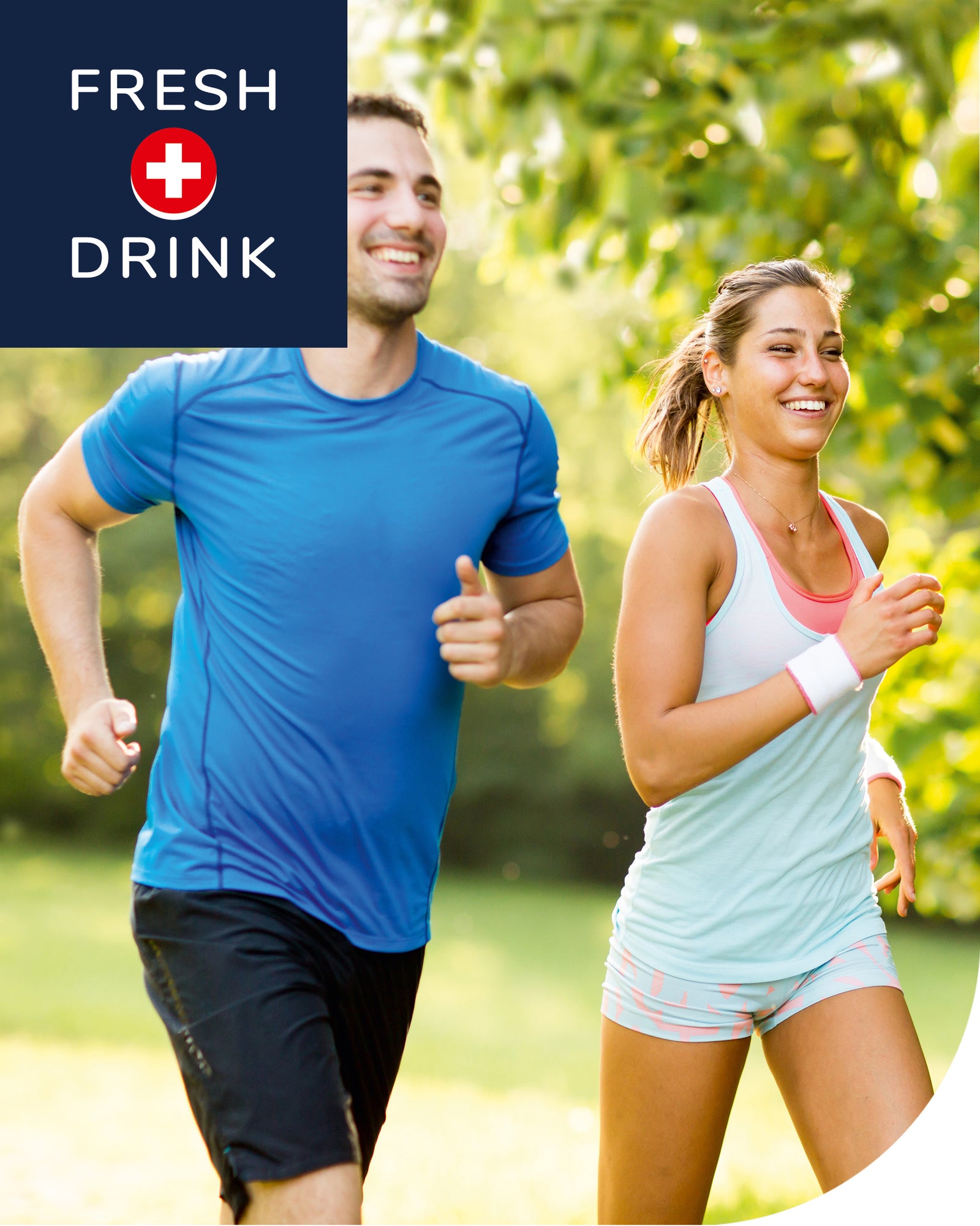 Markenbanner Fresh Drink Getränke Mobile