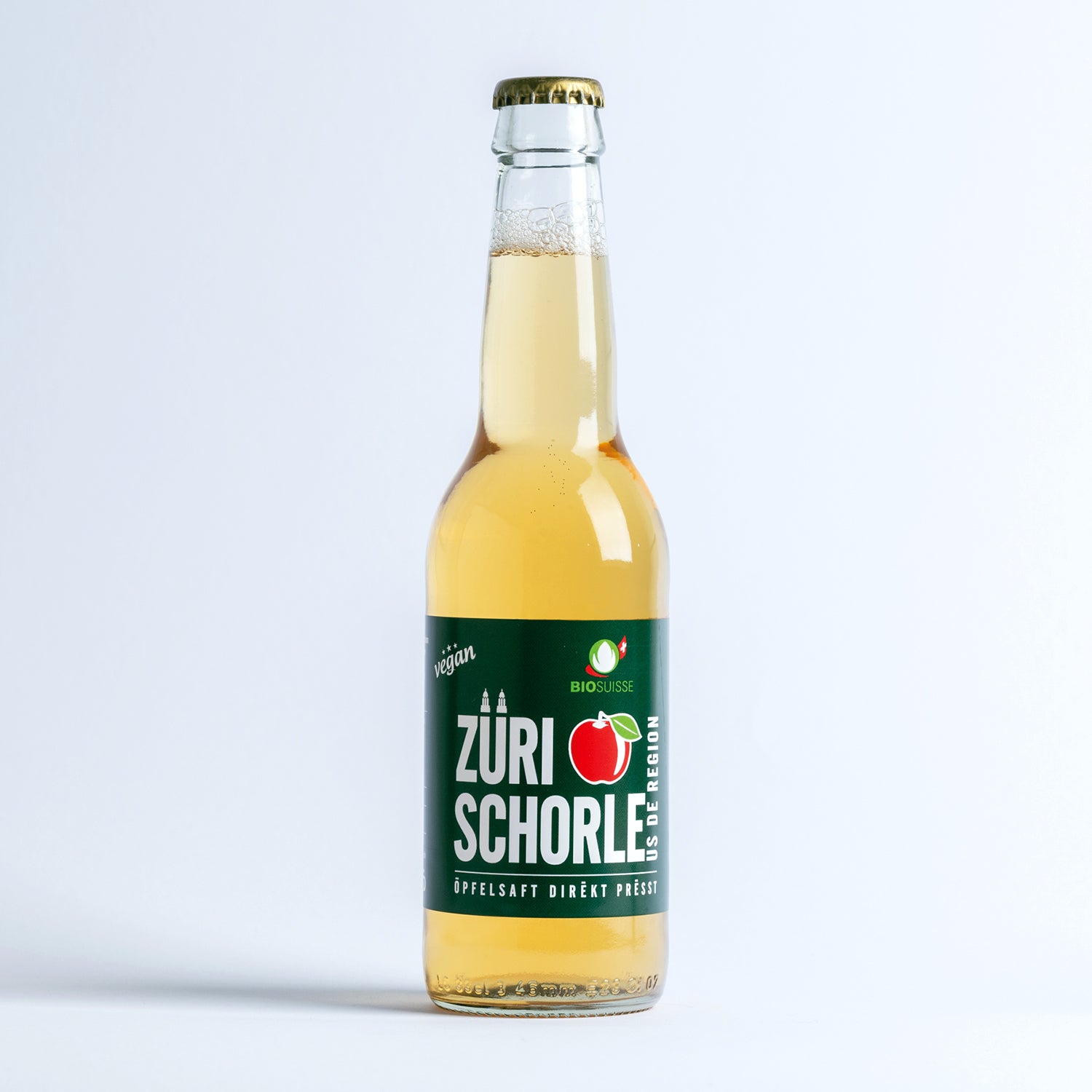 Züri Schorle Bio Knospe vegan Glas 330ml