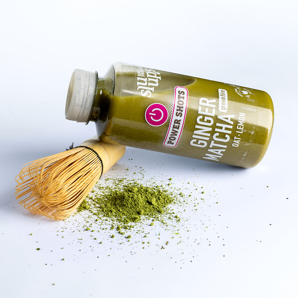 sluups Power Shots Ginger Matcha