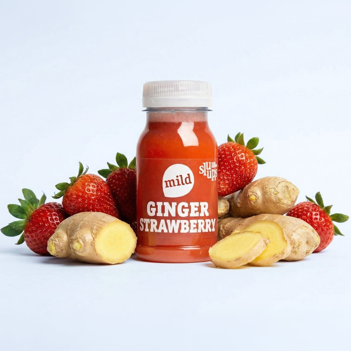 sluups Mild Ginger Shot Strawberry